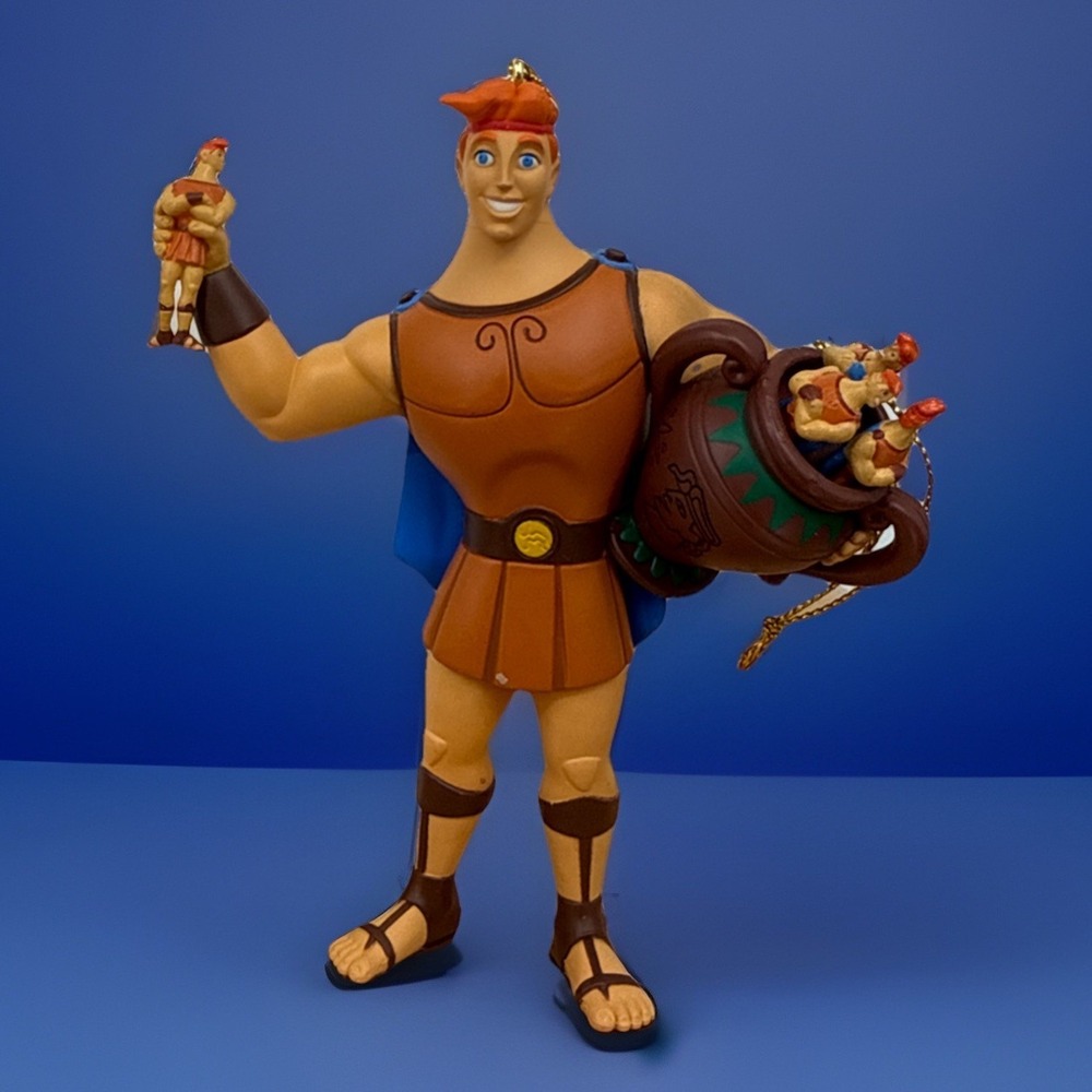Disney Christmas Magic 26231-147 Hercules Collectible Ornament By Grolier 1990's